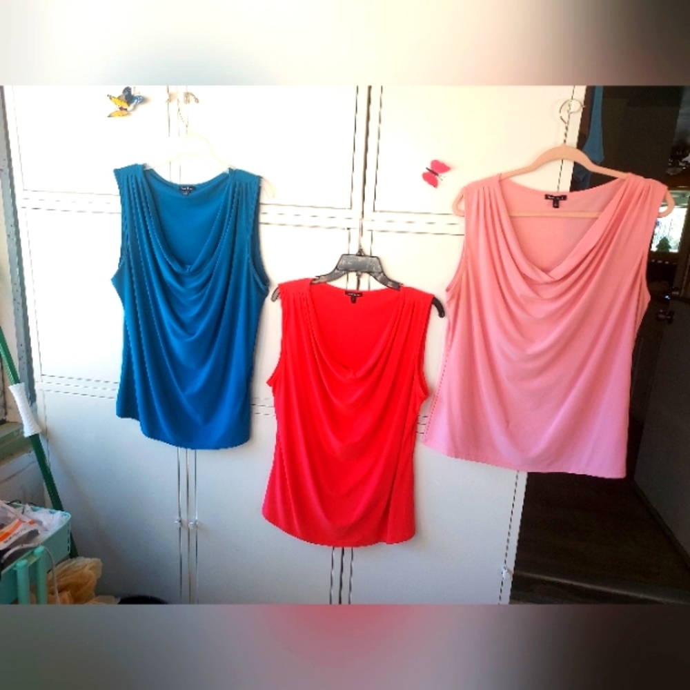 Beautiful Cowlneck Blouses Size XL